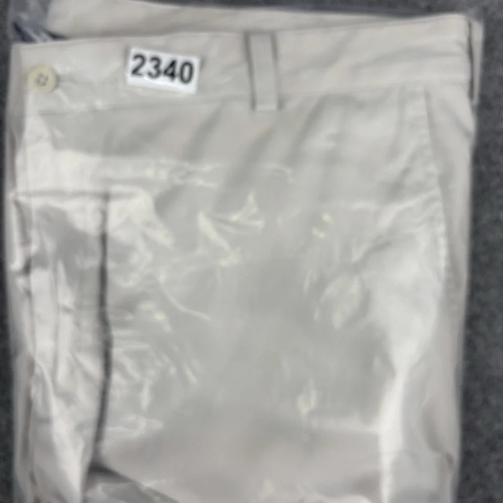 Nike Dri Fit Golf Pants Mens 40x30 (Fits 40x28) Light Khaki Athletic Chino EUC
